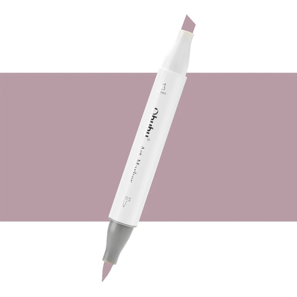 Ohuhu Honolulu Μαρκαδόρος Αλκοόλης Brush & Chisel E400/E97 - Deep Rose Grey