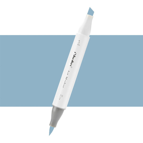 Ohuhu Honolulu Μαρκαδόρος Αλκοόλης Brush & Chisel MG060/B311 - Stone Blue