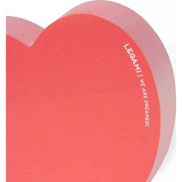 Legami Αυτοκόλλητο μπλοκ σημειώσεων - Καρδιά