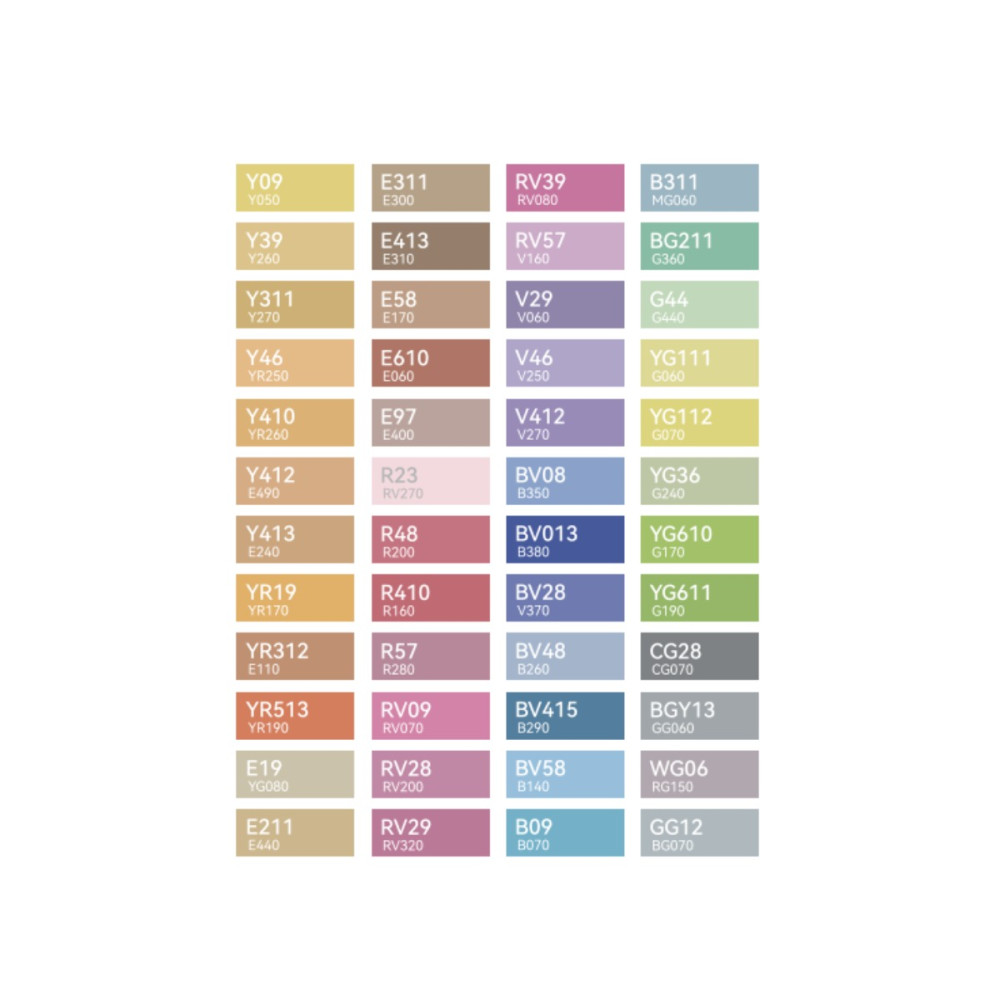 Ohuhu Honolulu Μαρκαδόρος Αλκοόλης Brush & Chisel RV080/RV39 - Bright Fuchsia