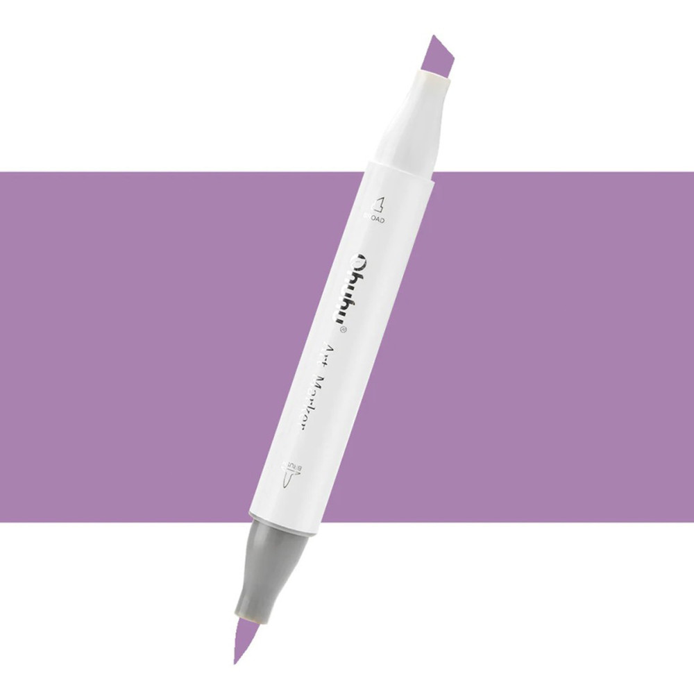 Ohuhu Honolulu Μαρκαδόρος Αλκοόλης Brush & Chisel V060/V29 - Dull Violet