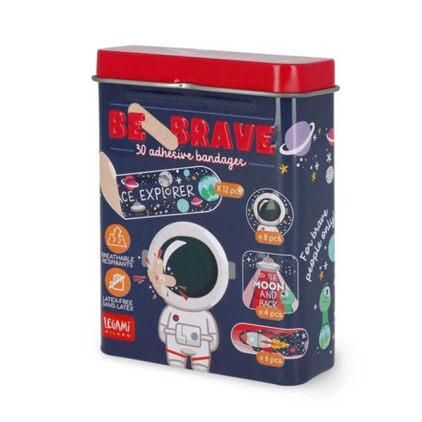 Legami 30 Επιθέματα Space - Be Brave