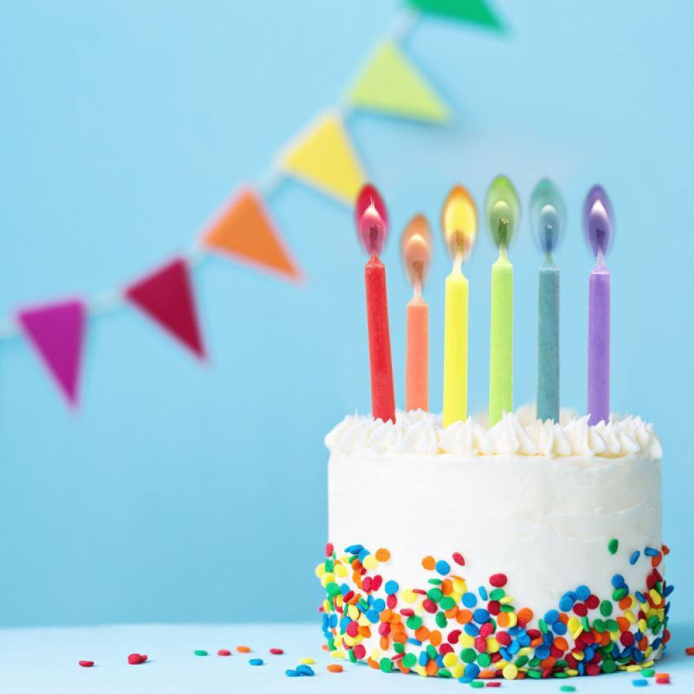 Legami Κεριά Γενεθλίων με χρωματιστές φλόγες (12τμχ)