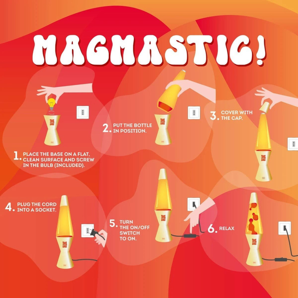 Legami Φωτιστικό Gold Lava Lamp - Magmastic!