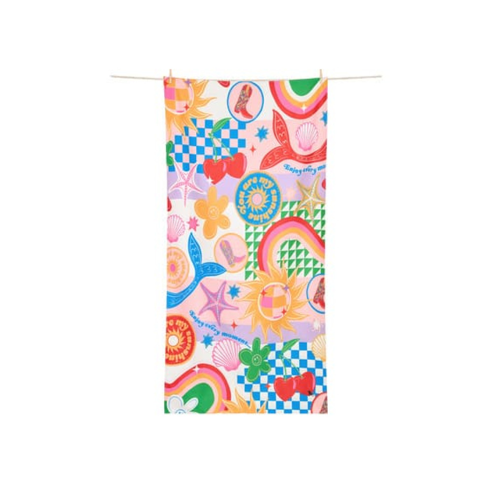 Dock & Bay Cabana Πετσέτα Θαλάσσης Μικροΐνών 160 x 90 cm - Good Vibes