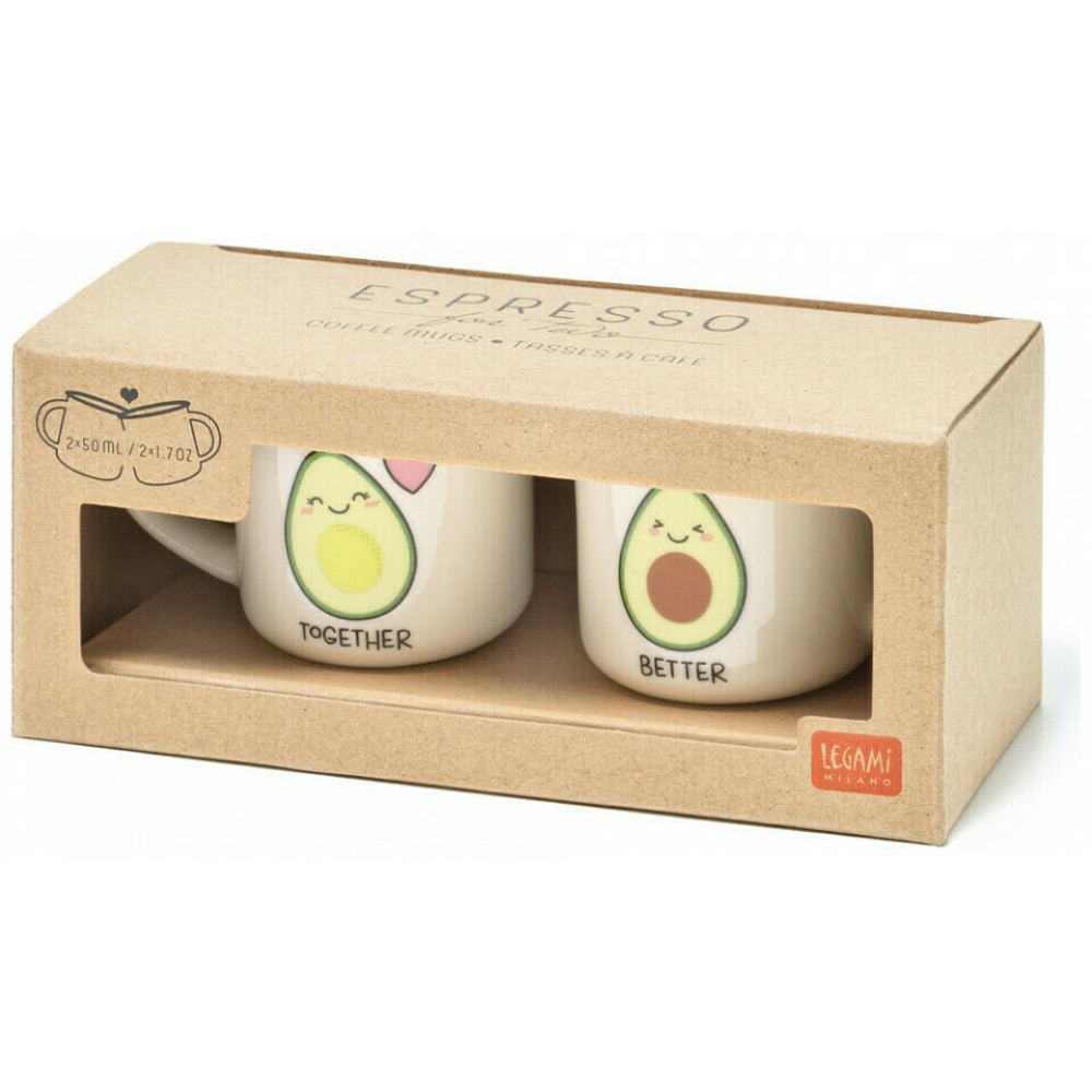 Legami Κούπα Πορσελάνης - Espresso For Two "Avocado"