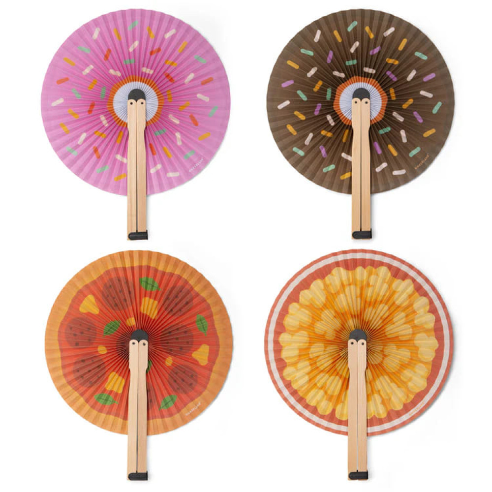 Kikkerland Βεντάλια Food Paper Fans