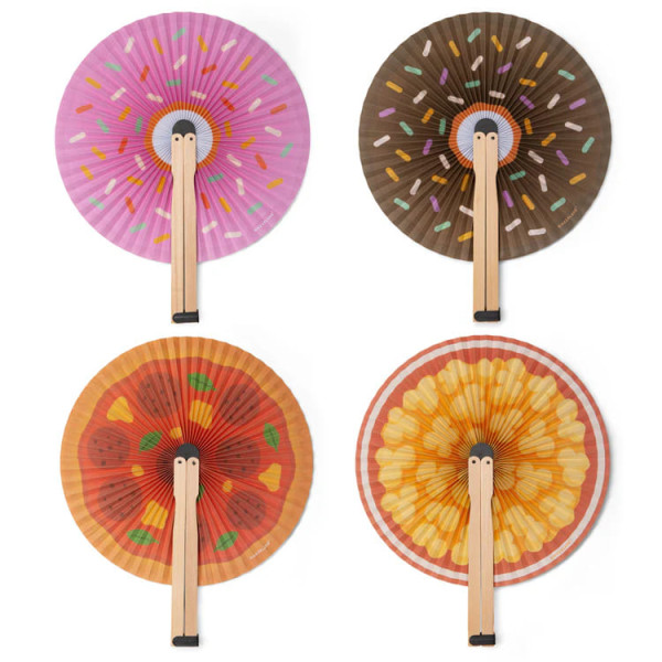 Kikkerland Βεντάλια Food Paper Fans