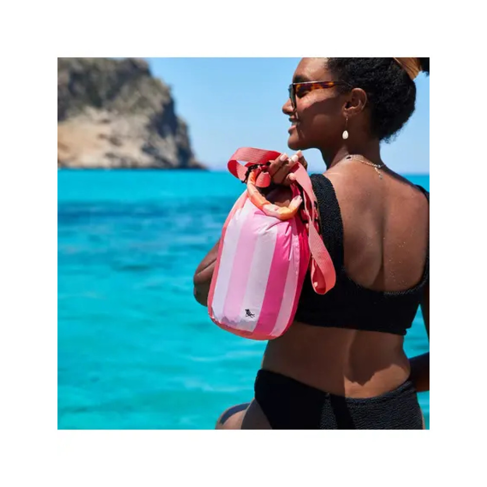 Dock & Bay Αδιάβροχο τσαντάκι παραλίας 5 λίτρων από 100% ανακυκλώσιμα υλικά - Miami Sorbet
