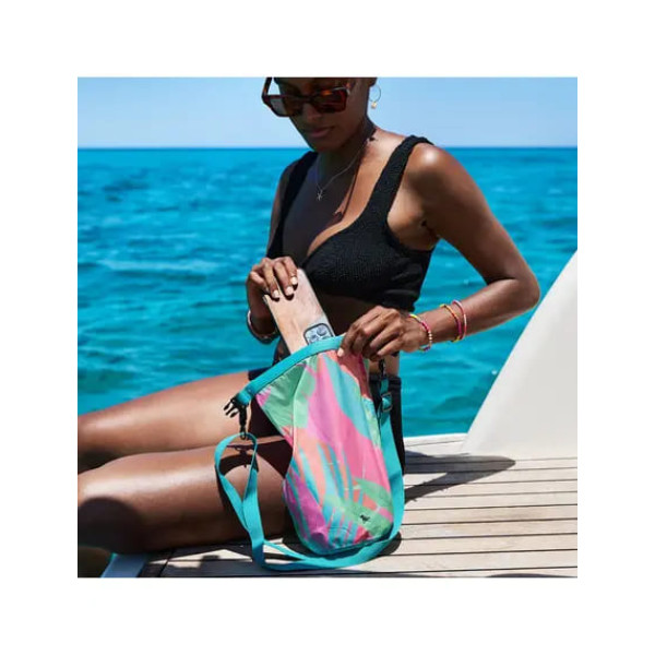 Dock & Bay Αδιάβροχο τσαντάκι παραλίας 5 λίτρων από 100% ανακυκλώσιμα υλικά - Hot Tropics