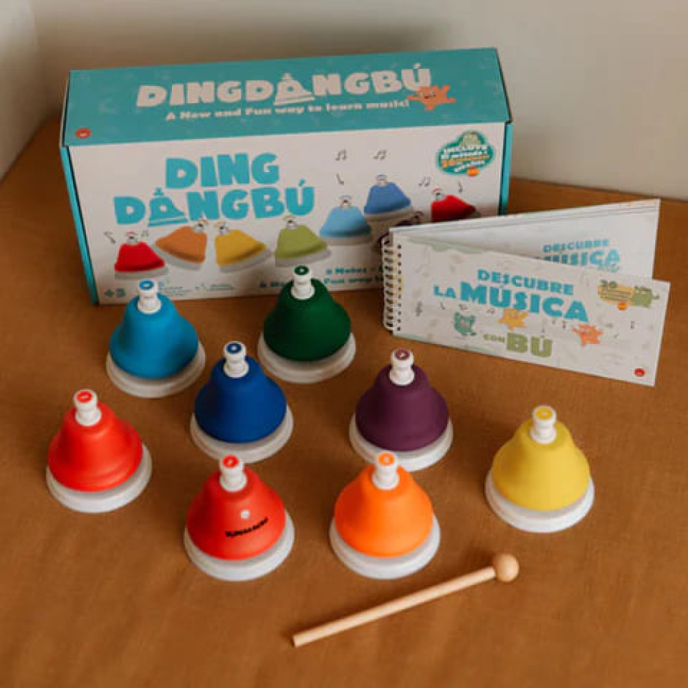 Juegaconmigo - Μουσικά Kουδουνάκια Dingdangdong Push με 8 Nότες