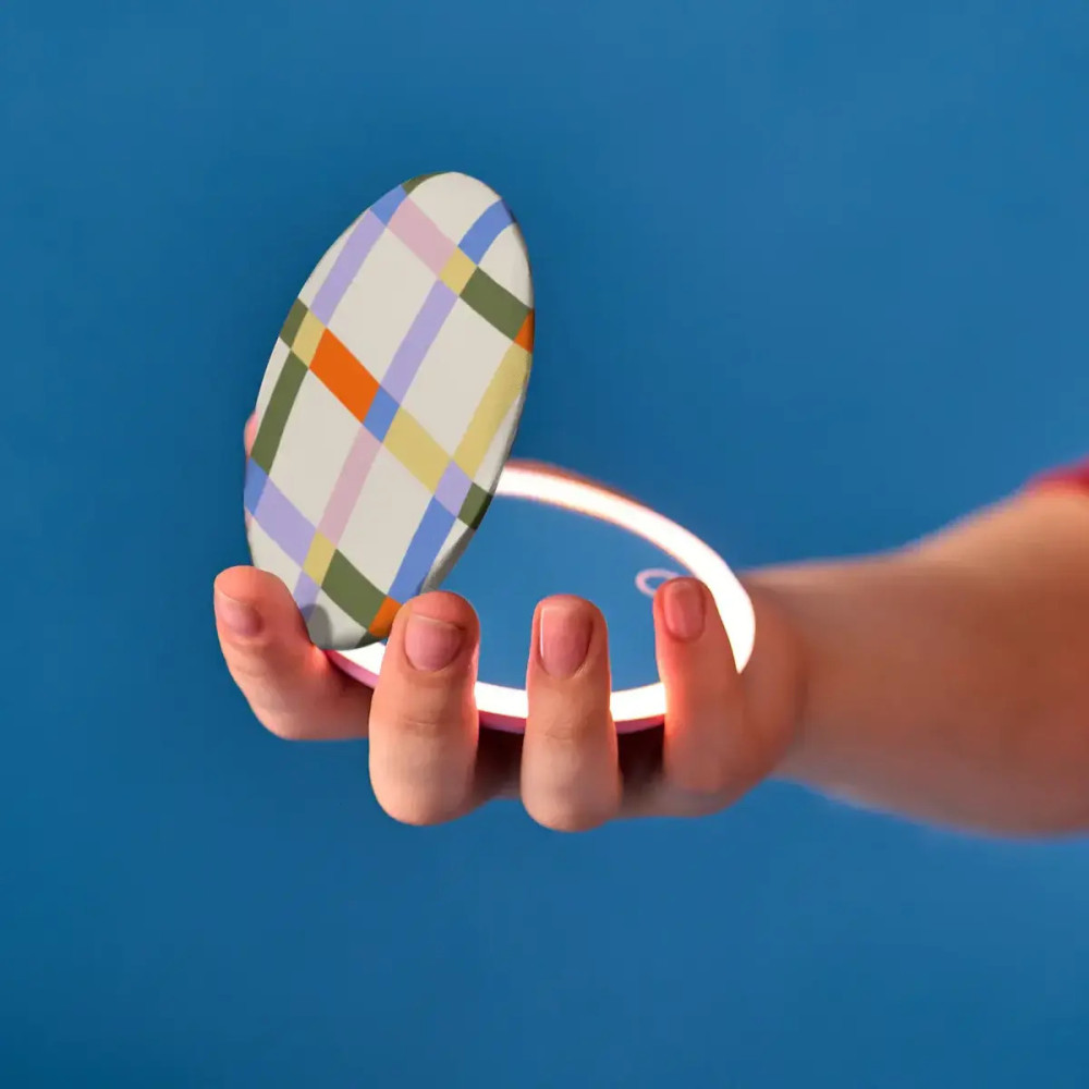 Kikkerland Inkerie Καθρέπτης τσέπης LED