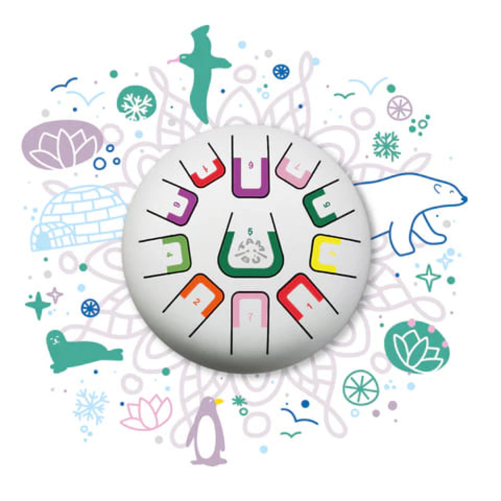 Juegaconmigo - Μεταλλόφωνο Tambu με 11 Nότες Matt White