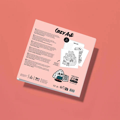 OMY Βιβλίο Ζωγραφικής Cozy Art Yummy