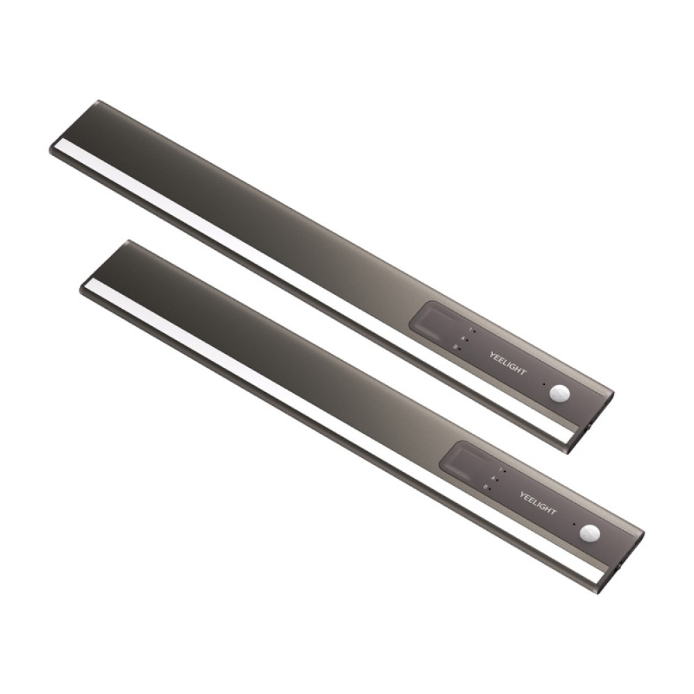 Yeelight Ultra-Thin Φωτιστικό Ντουλάπας/Ραφιών με Αισθητήρα Κίνησης 30cm 4000K (Μαύρο) (YLBGD-0116)