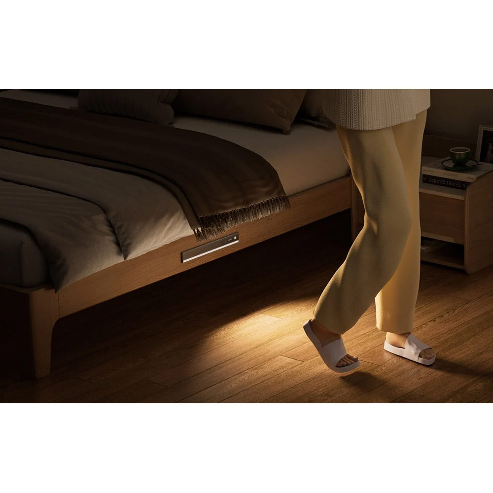 Yeelight Ultra-Thin Φωτιστικό Ντουλάπας/Ραφιών με Αισθητήρα Κίνησης 30cm 4000K (Μαύρο) (YLBGD-0116)