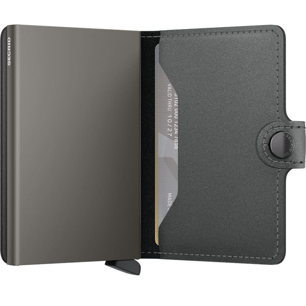Secrid Miniwallet Πορτοφόλι Matte (Satin Steel)