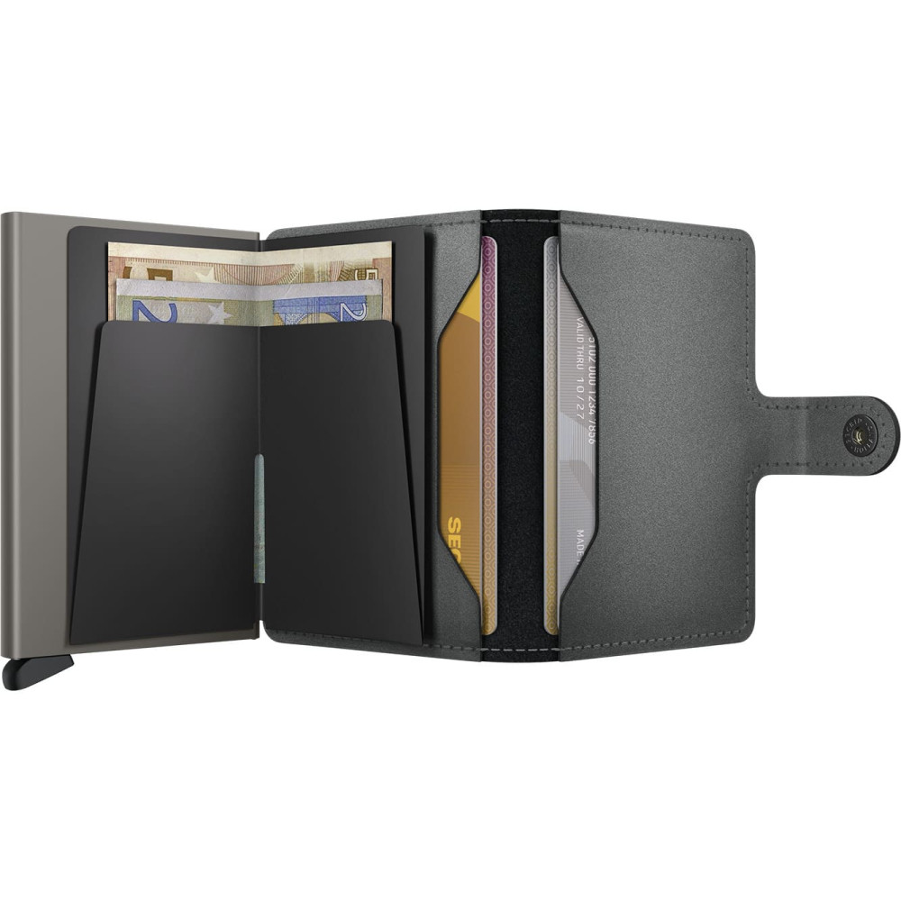 Secrid Miniwallet Πορτοφόλι Matte (Satin Steel)