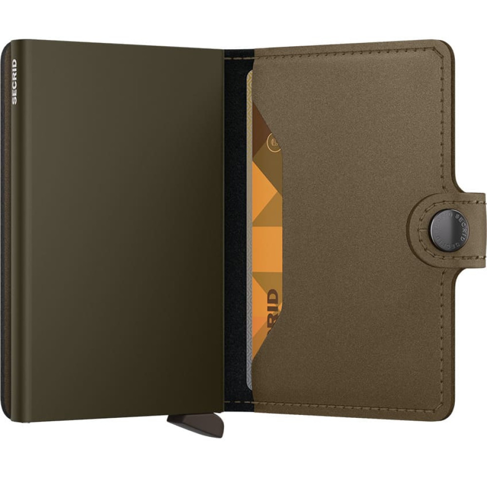 Secrid Miniwallet Πορτοφόλι Matte (Satin Bronze)