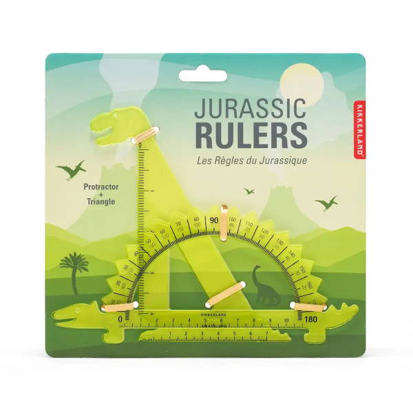 Kikkerland Jurassic Rulers - Μοιρογνωμόνιο - Τρίγωνο