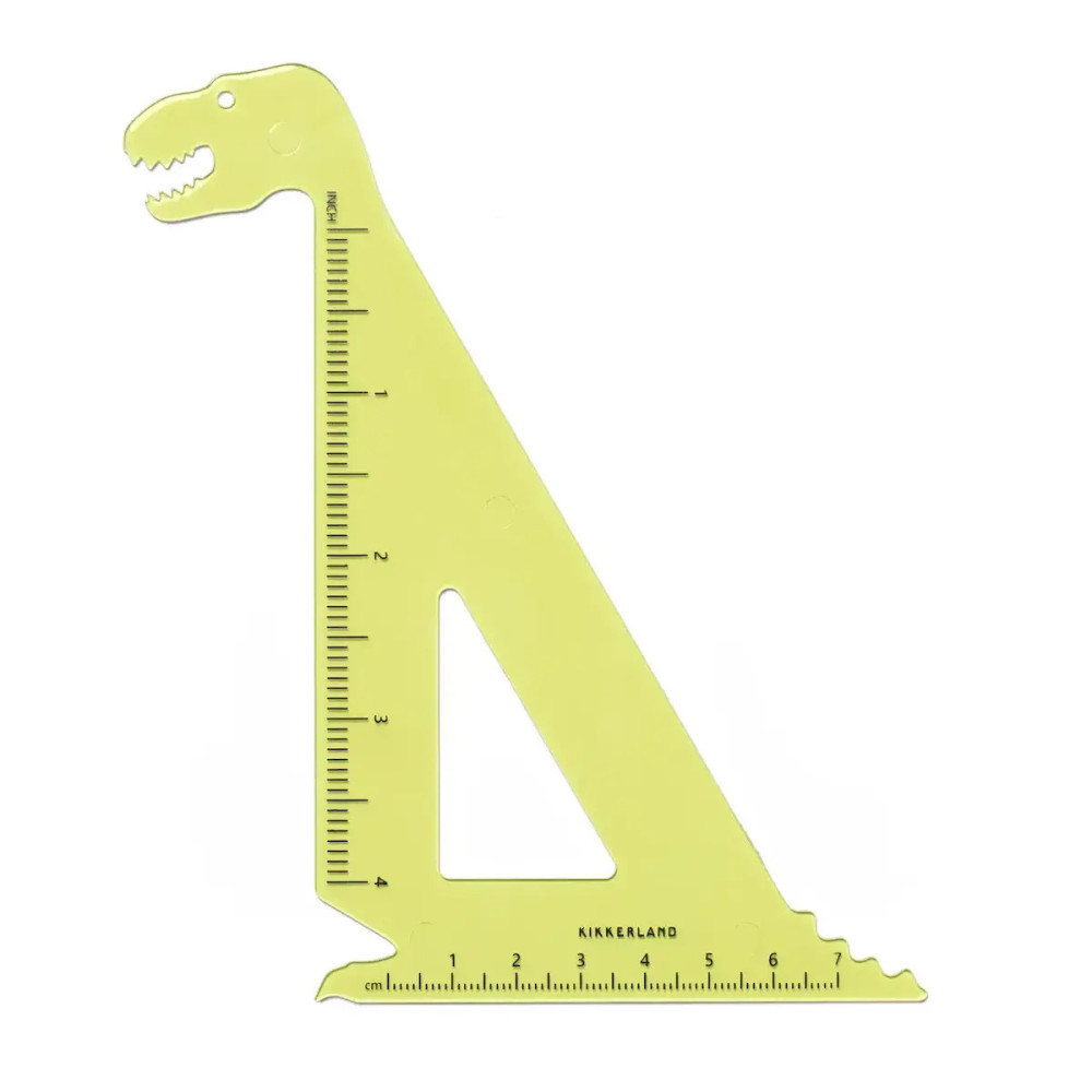Kikkerland Jurassic Rulers - Μοιρογνωμόνιο - Τρίγωνο