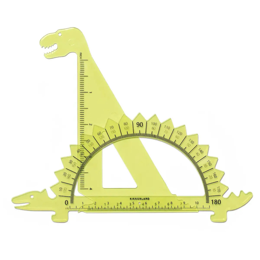 Kikkerland Jurassic Rulers - Μοιρογνωμόνιο - Τρίγωνο