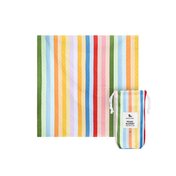 Dock & Bay Κουβέρτα Πικνίκ 170 x 170 cm - Candy Stripes