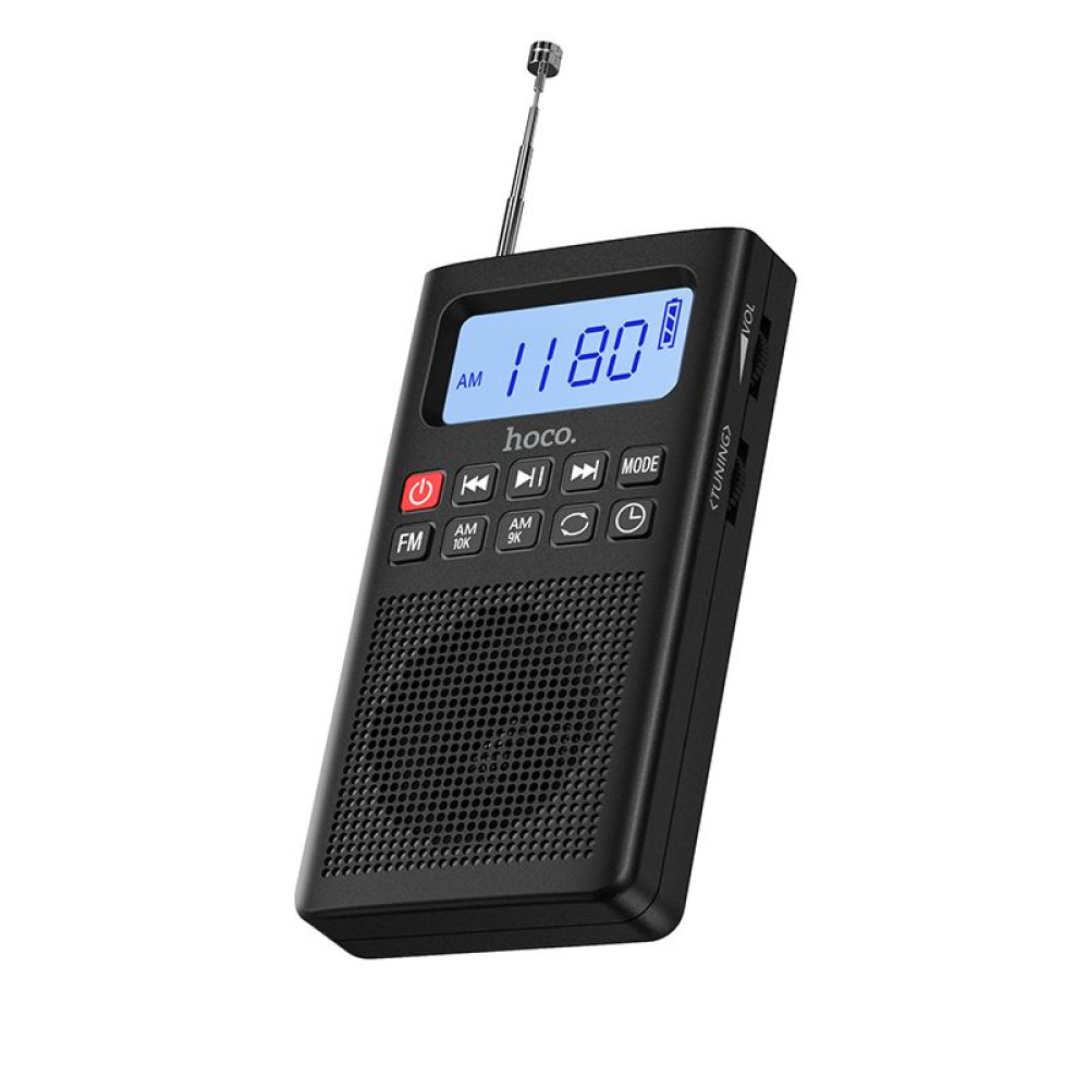 Hoco HI51 3 σε 1Portable Radio, BT, TF Card, AUX (Μαύρο)