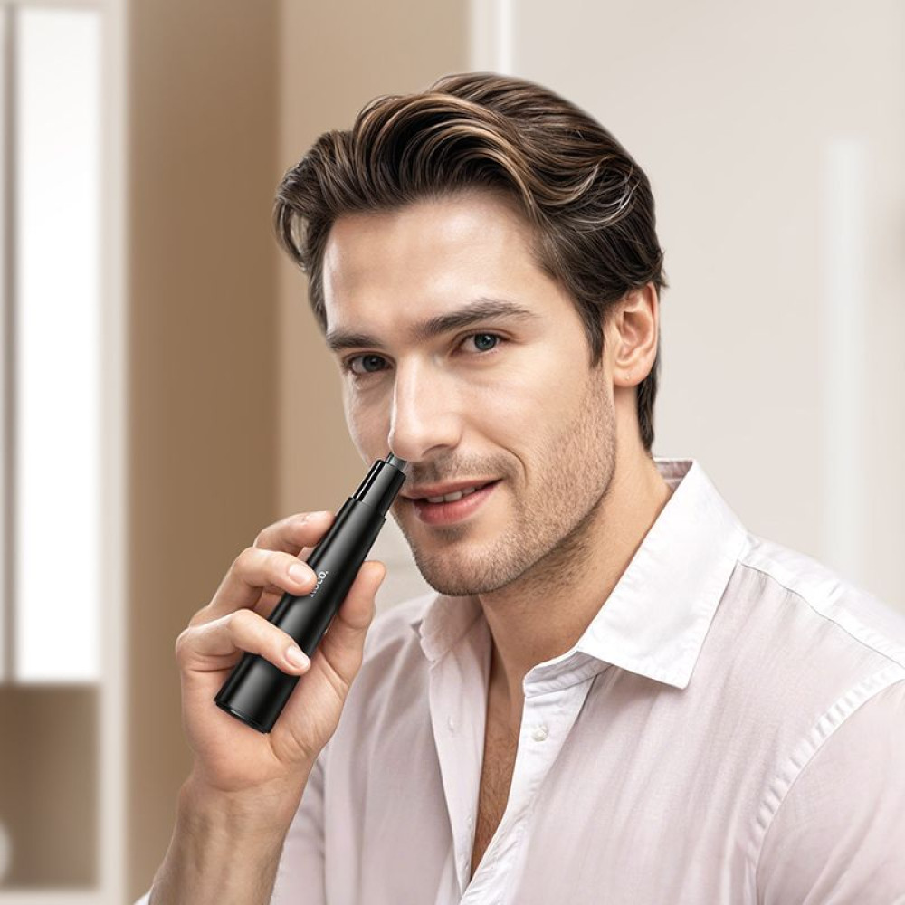 Hoco HP37 Nose Hair Trimmer Μηχανή για κοπή τριχών από αυτιά και μύτη (Μαύρο)