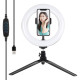 Puluz PKT3073B Ring Led Light Vlogging 20cm 3200-6500K