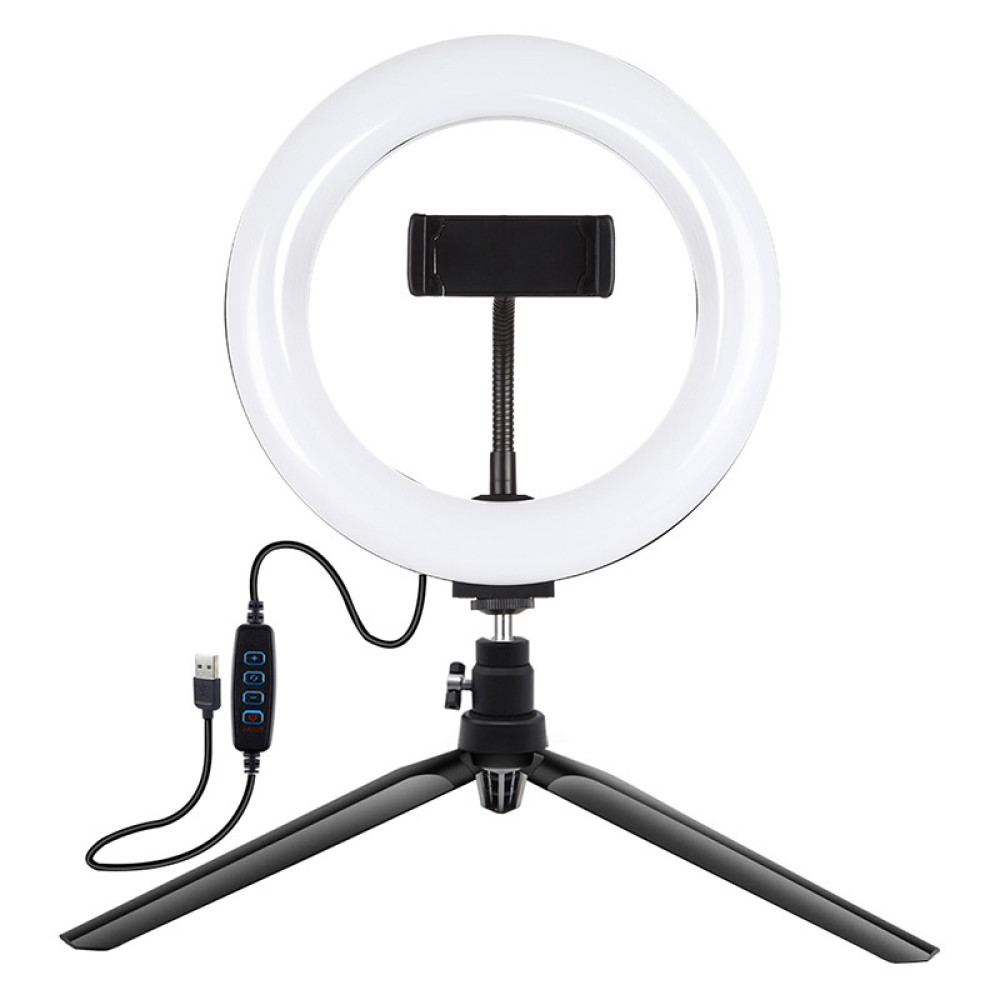 Puluz PKT3073B Ring Led Light Vlogging 20cm 3200-6500K