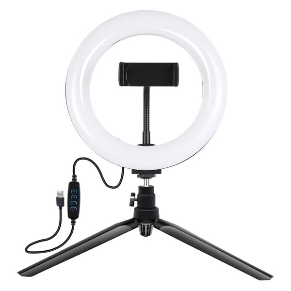 Puluz PKT3073B Ring Led Light Vlogging 20cm 3200-6500K