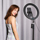 Puluz PKT3044 Tripod Mount Puluz 1,1m + 26cm RGBW LED Ring Vlogging