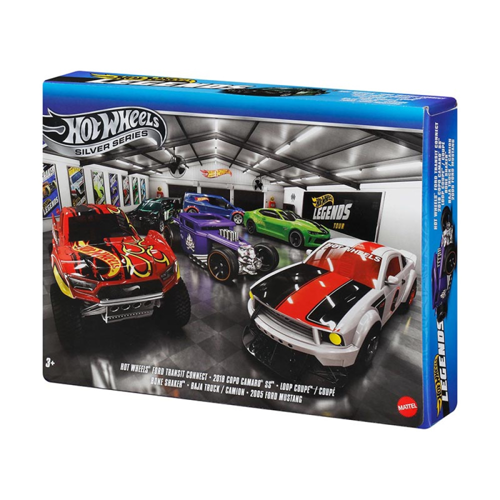 Mattel Hot Wheels: Silver Series - Hot Wheels Legends Set of 6 1:64 (JLB24)