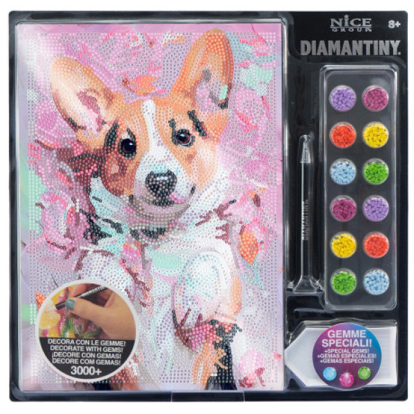 Diamantiny Ψηφιδωτό Μωσαικό με Διαμάντια - Cuddly Dog 3