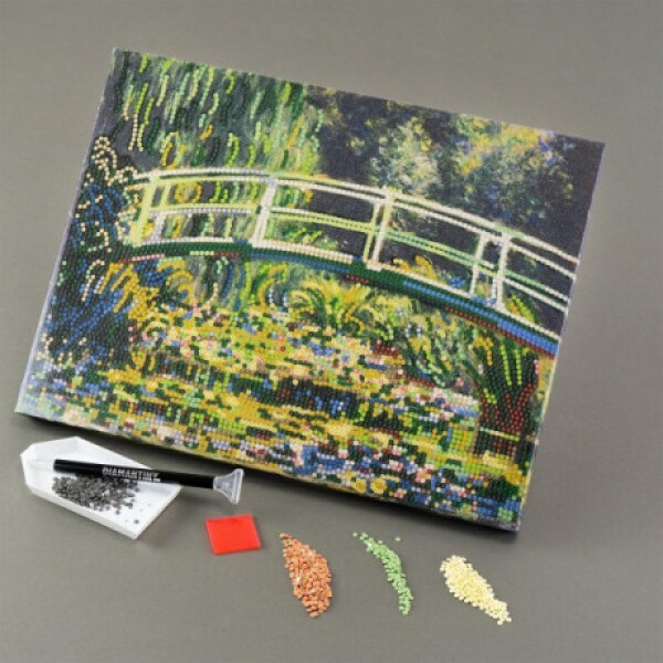 Diamantiny Ψηφιδωτό Μωσαικό με Διαμάντια - Η Λιμνή με τα Νούφαρα