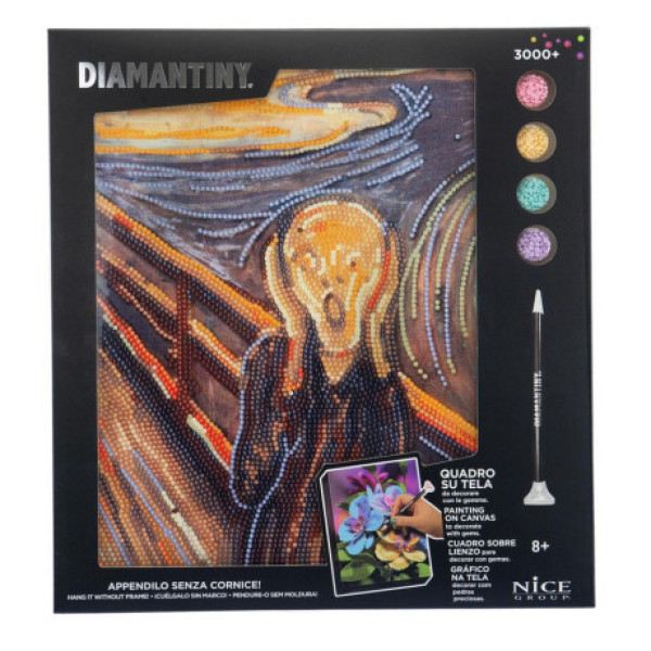 Diamantiny Ψηφιδωτό Μωσαικό με Διαμάντια - The Scream