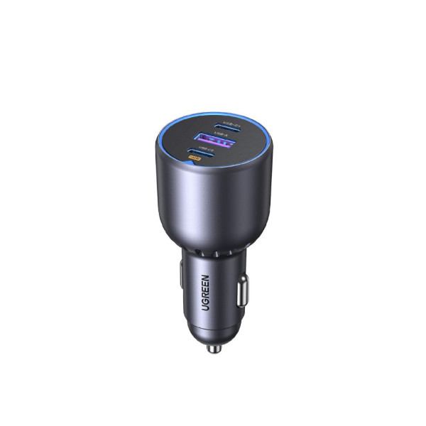 UGreen EC705/35025 Φορτιστής αυτοκινήτου PD 130W 35025 3 Θέσεων (Γκρι)
