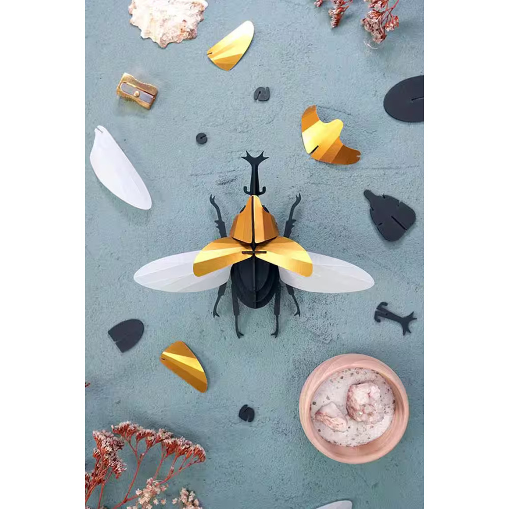 Assembli 3D Paper Rhinoceros Beetle (14,5 x 13 x 5 cm)