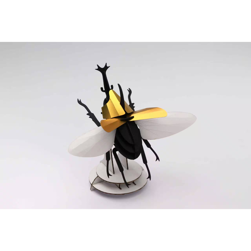Assembli 3D Paper Rhinoceros Beetle (14,5 x 13 x 5 cm)