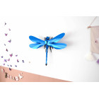 Assembli 3D Paper Giant Dragonfly - Emerald Green Metallic (55 x 40 x 13 cm)