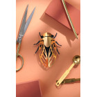 Assembli 3D Paper Cicada - Gold Leaf Metallic (11,5 x 9 cm)
