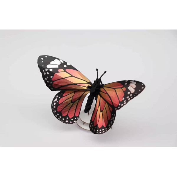 Assembli 3D Paper Butterfly Monarch (10 x 20 x 6,5 cm)