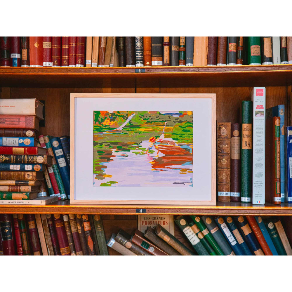 Petite Epicerie Σετ Ζωγραφικής με Αριθμούς - Mâdchen Im Kahn, Curt Herrmann