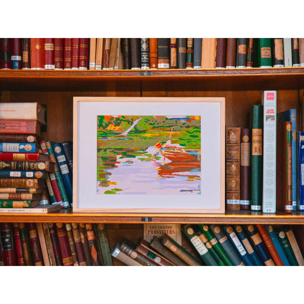 Petite Epicerie Σετ Ζωγραφικής με Αριθμούς - Mâdchen Im Kahn, Curt Herrmann