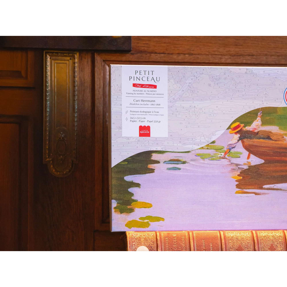 Petite Epicerie Σετ Ζωγραφικής με Αριθμούς - Mâdchen Im Kahn, Curt Herrmann