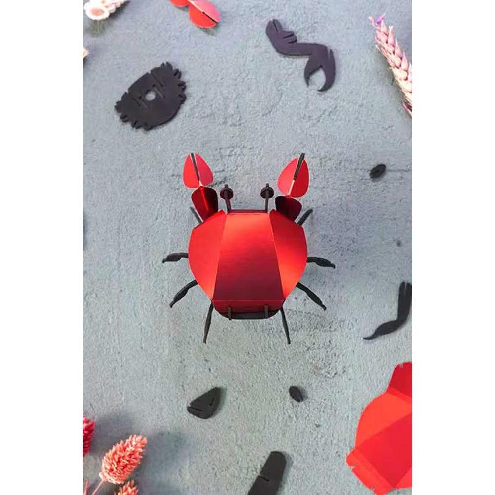 Assembli 3D Paper Beach Crab (10 x 10 x 7 cm)