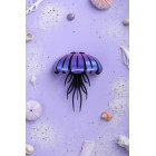 Assembli 3D Paper Jellyfish - Purple Metallic (13 x 11 x 6 cm)