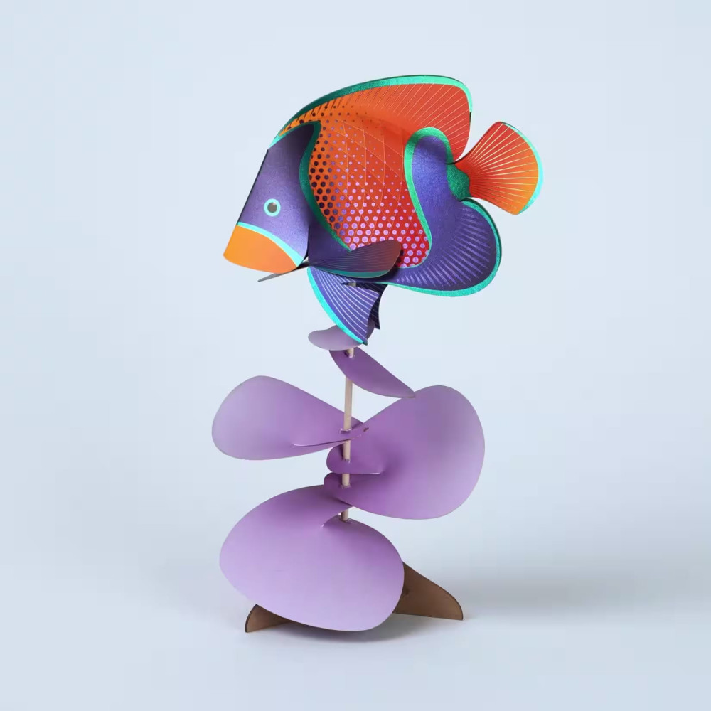 Assembli 3D Paper Majestic Angelfish (15 x 22 cm)