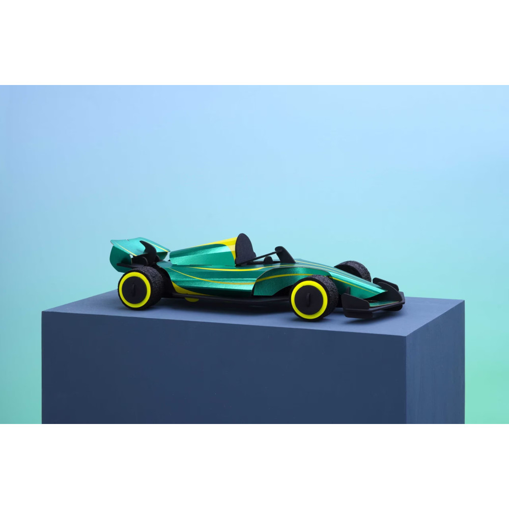 Assembli 3D Paper Vintage Scooter - Racing Green (19,5 x 8 cm)
